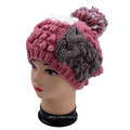 Slouch French Hand Knit Hat Crochet Beanie Beret Winter Gift